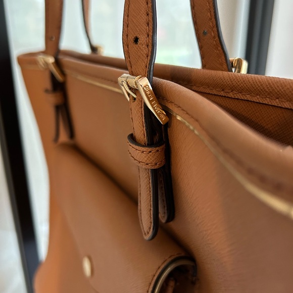 Micheal Kors cognac purse - Picture 7 of 12